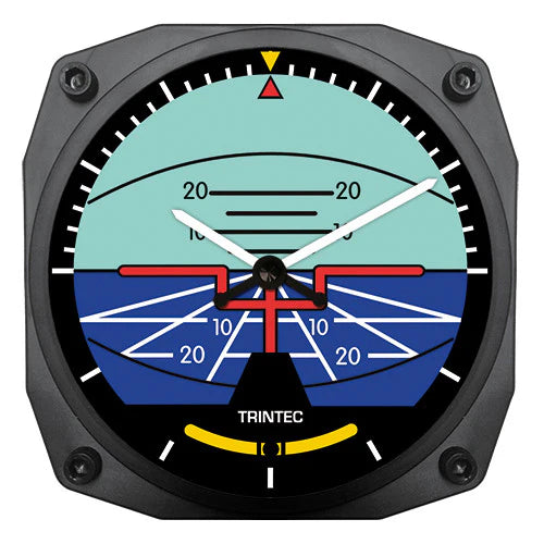 Artificial Horizon Instrument Style Clock