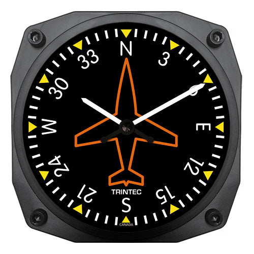 Directional Gyro Instrument Style Clock