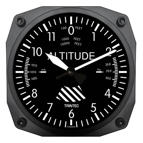 Altimeter Instrument Style Clock
