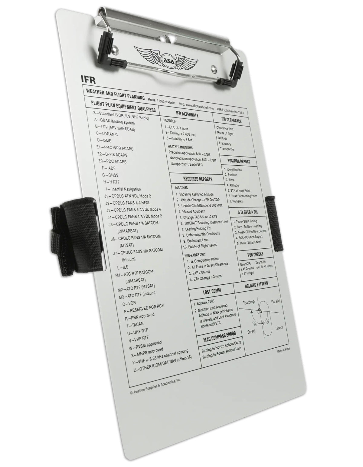 ASA IFR Kneeboard