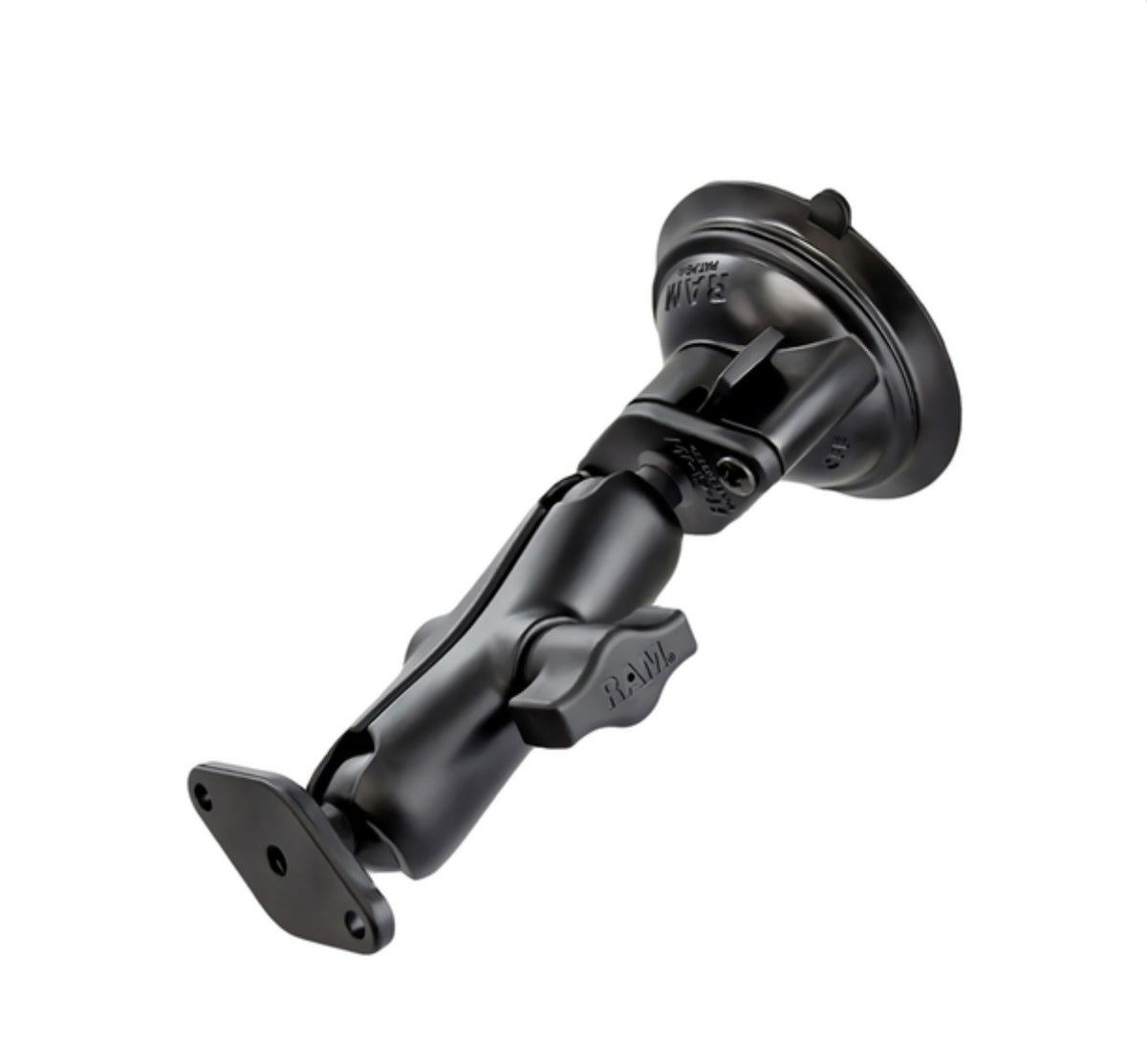 RAM® Twist-Lock™ Suction Cup Double Ball Mount