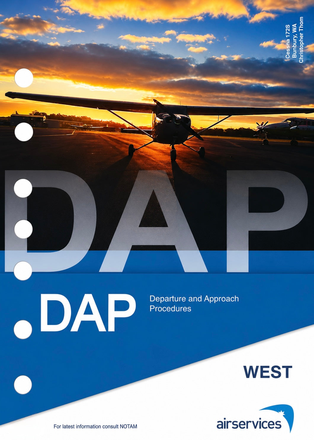DAP WEST - Departure & Approach Procedures West with Binder