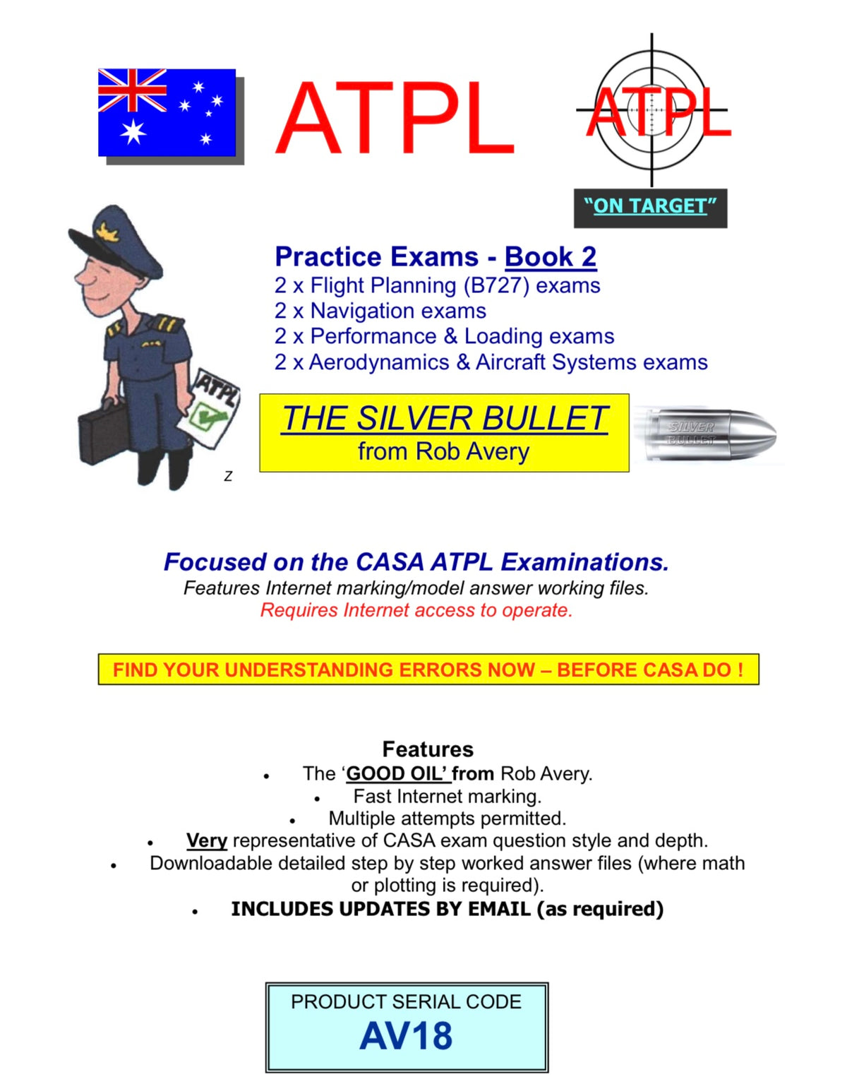 Avfacts by Rob Avery ATPL Practice Exams Book 2 - AV18