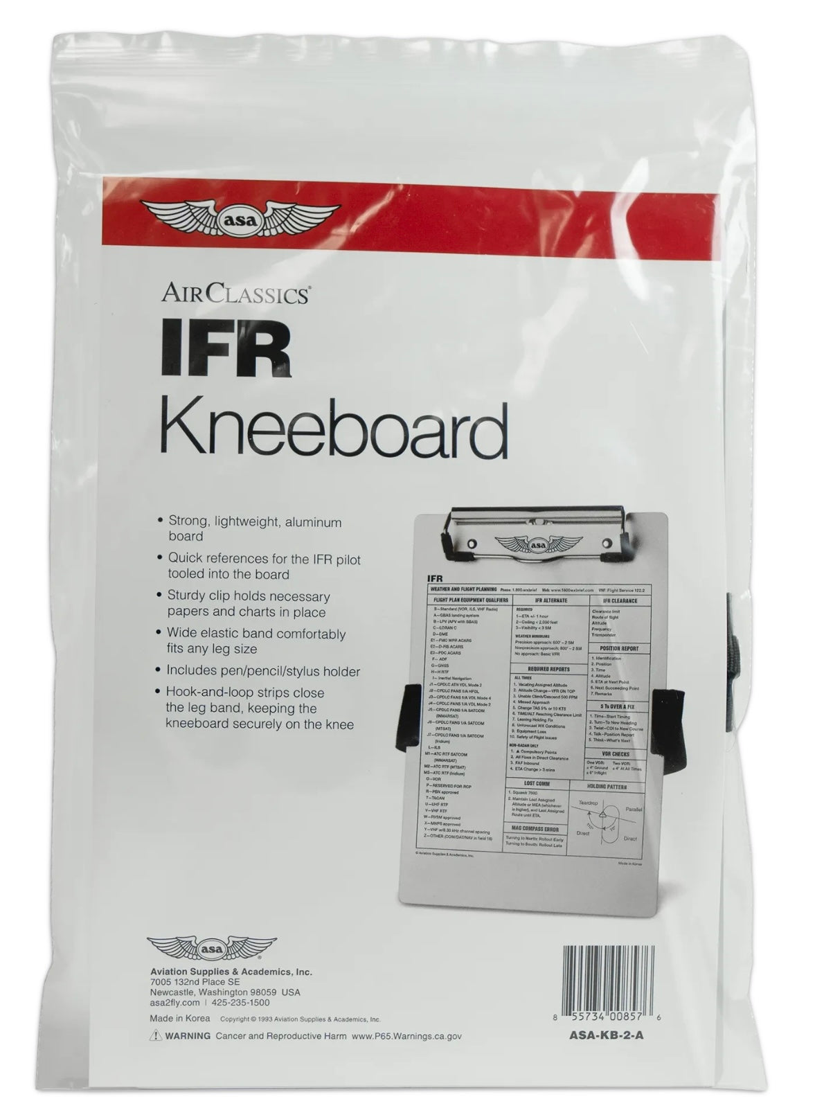 ASA IFR Kneeboard