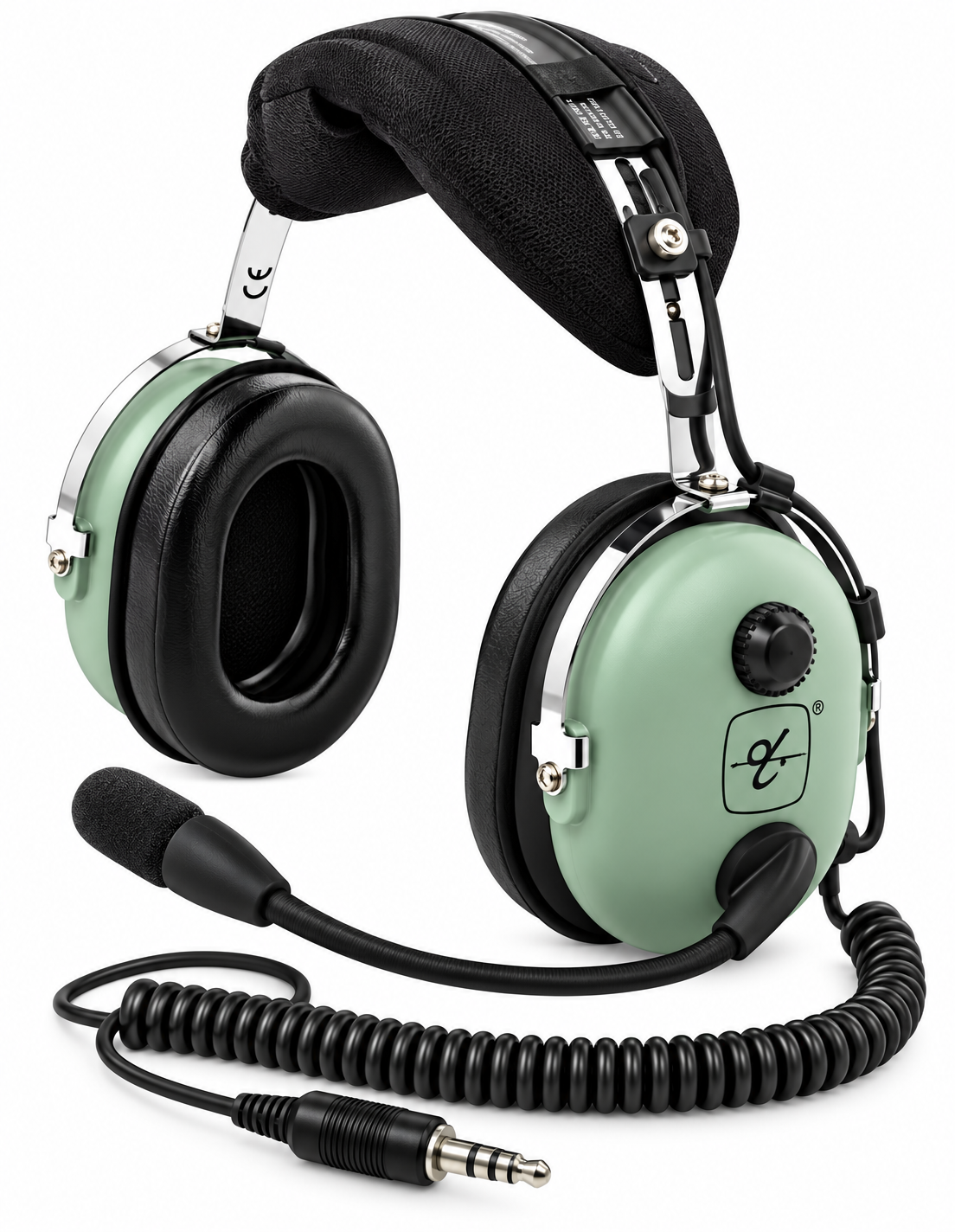 David Clark H10-13H Helicopter Single Nato Plug Coiled Cable + FREE HEADSET BAG