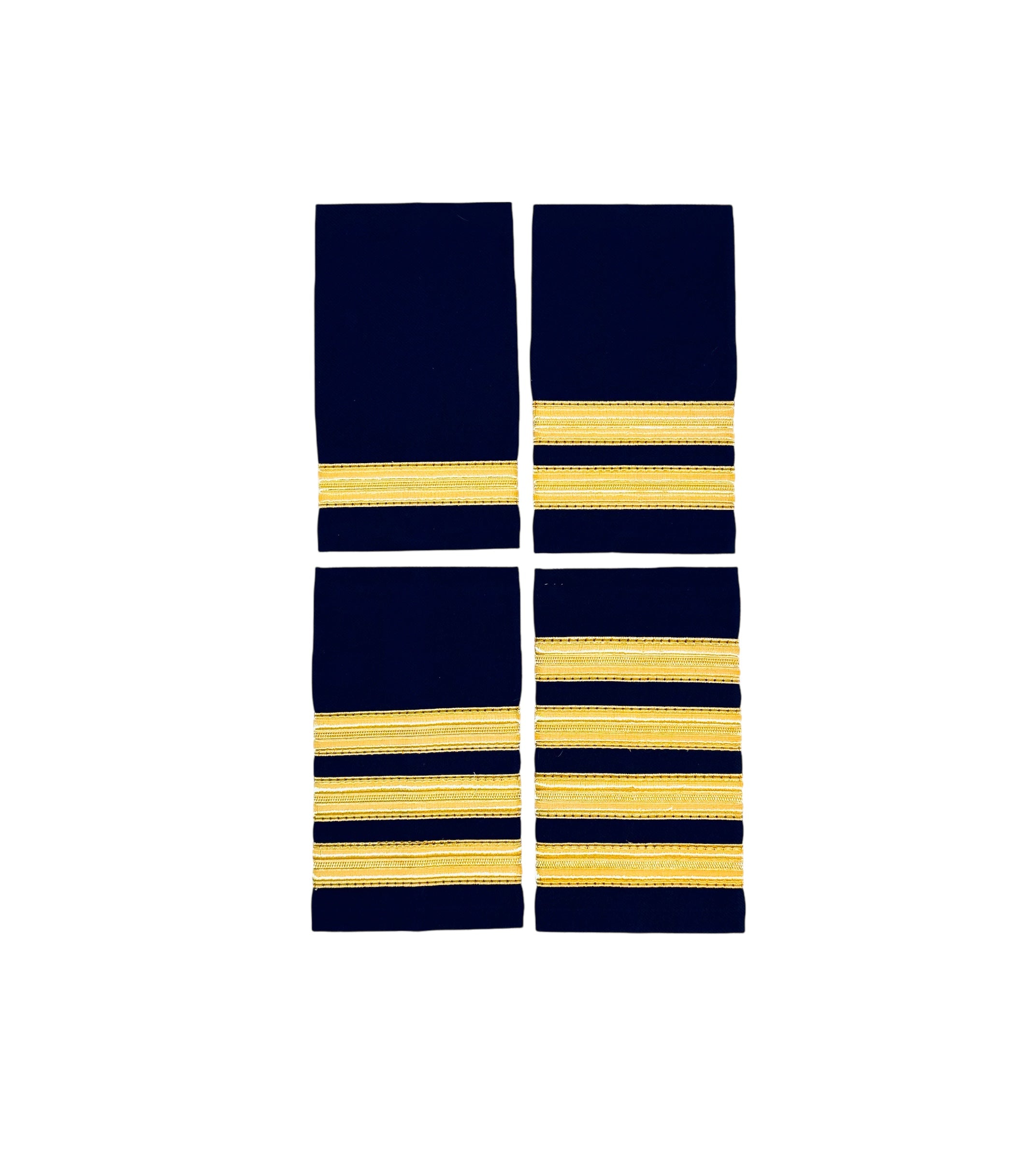 Epaulettes Navy With Gold Bars