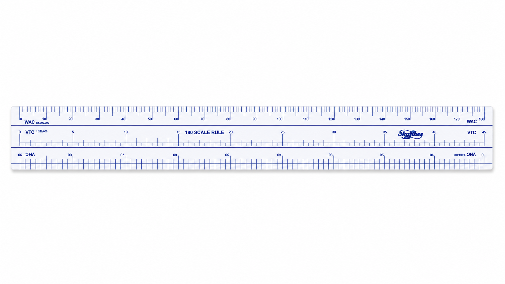 Skylines 180 Nautical Miles Navigation Ruler