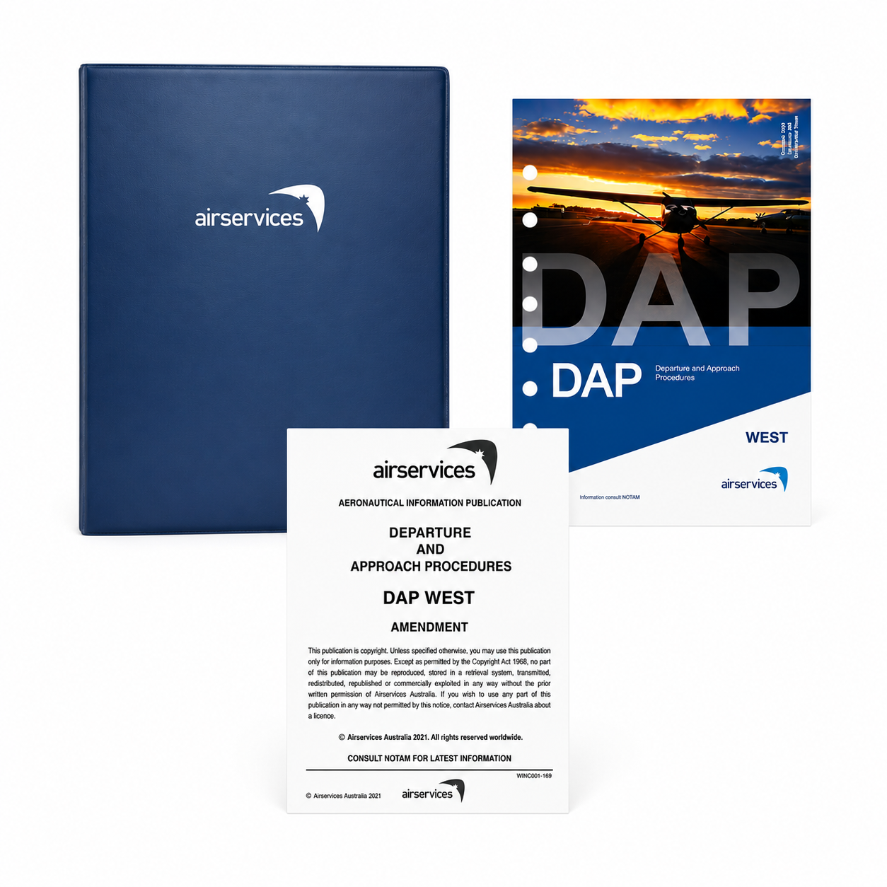 DAP WEST - Departure & Approach Procedures West with Binder