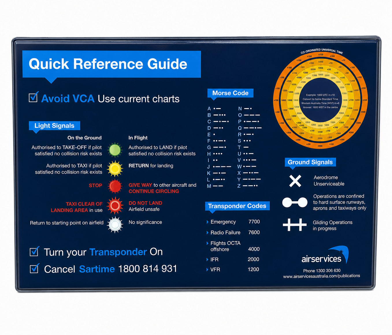 Airservices Australia A4 Operational Clipboard