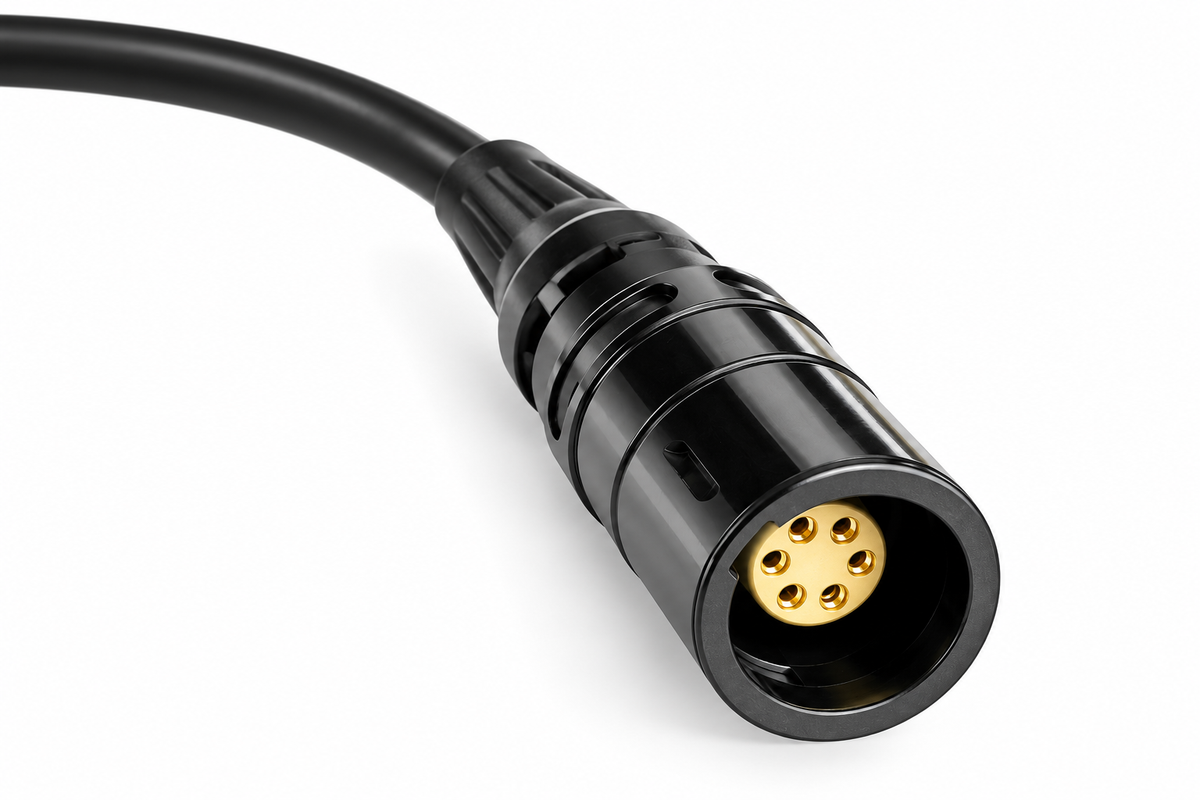 Skylines Aviation Communications 6 Pin LEMO to GA Dual Plugs Adapter