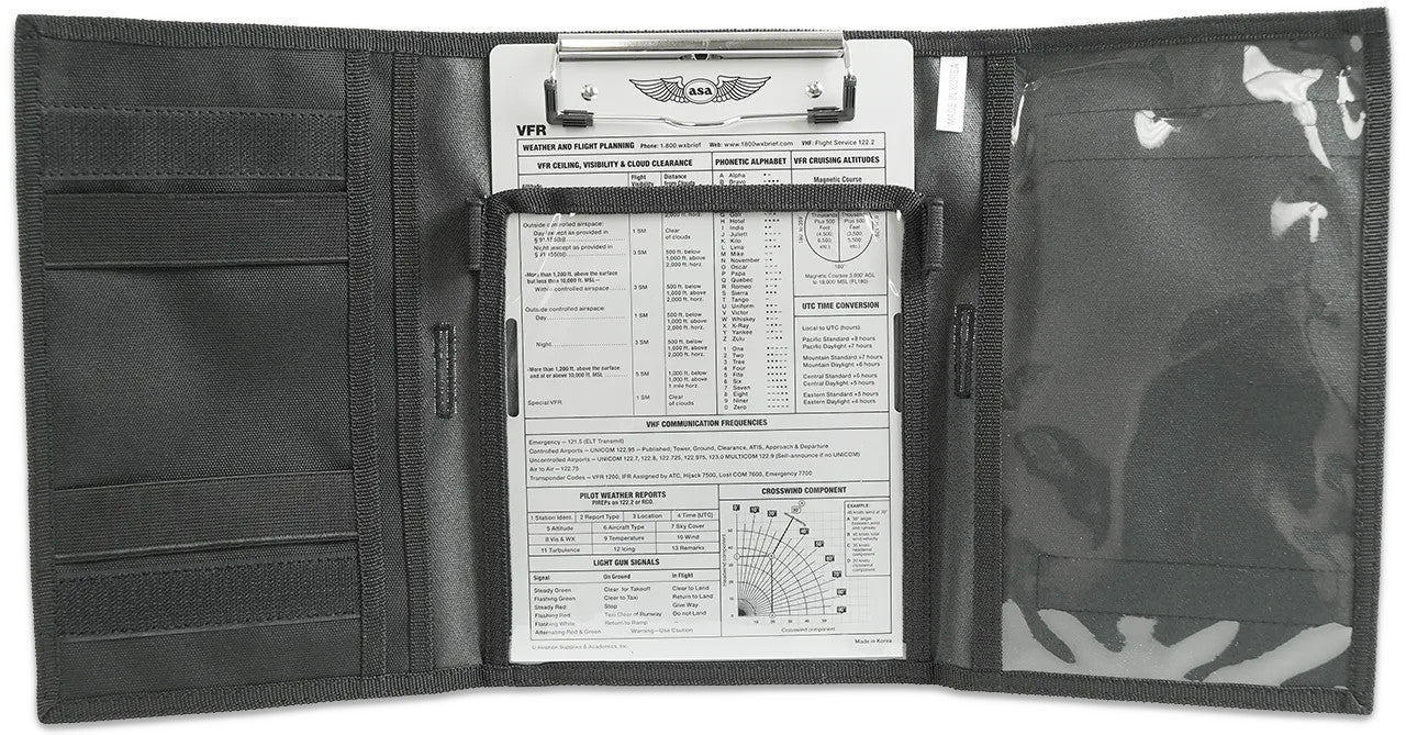 ASA VFR Tri-Fold Kneeboard