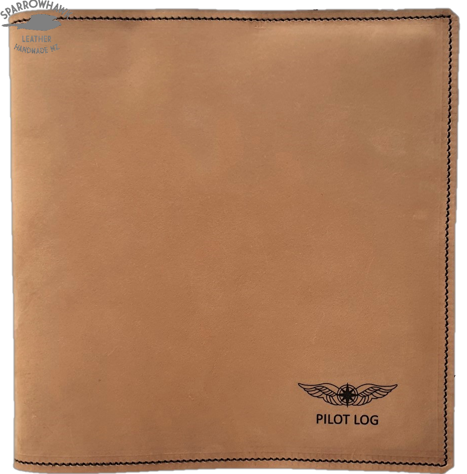 Airservices Australia Pilot Logbook Cover – Nubuck Leather