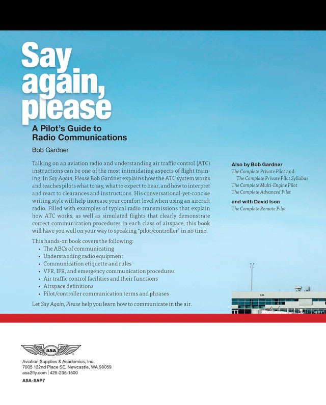 ASA Say Again Please: Guide to Radio Communications Seventh Edition