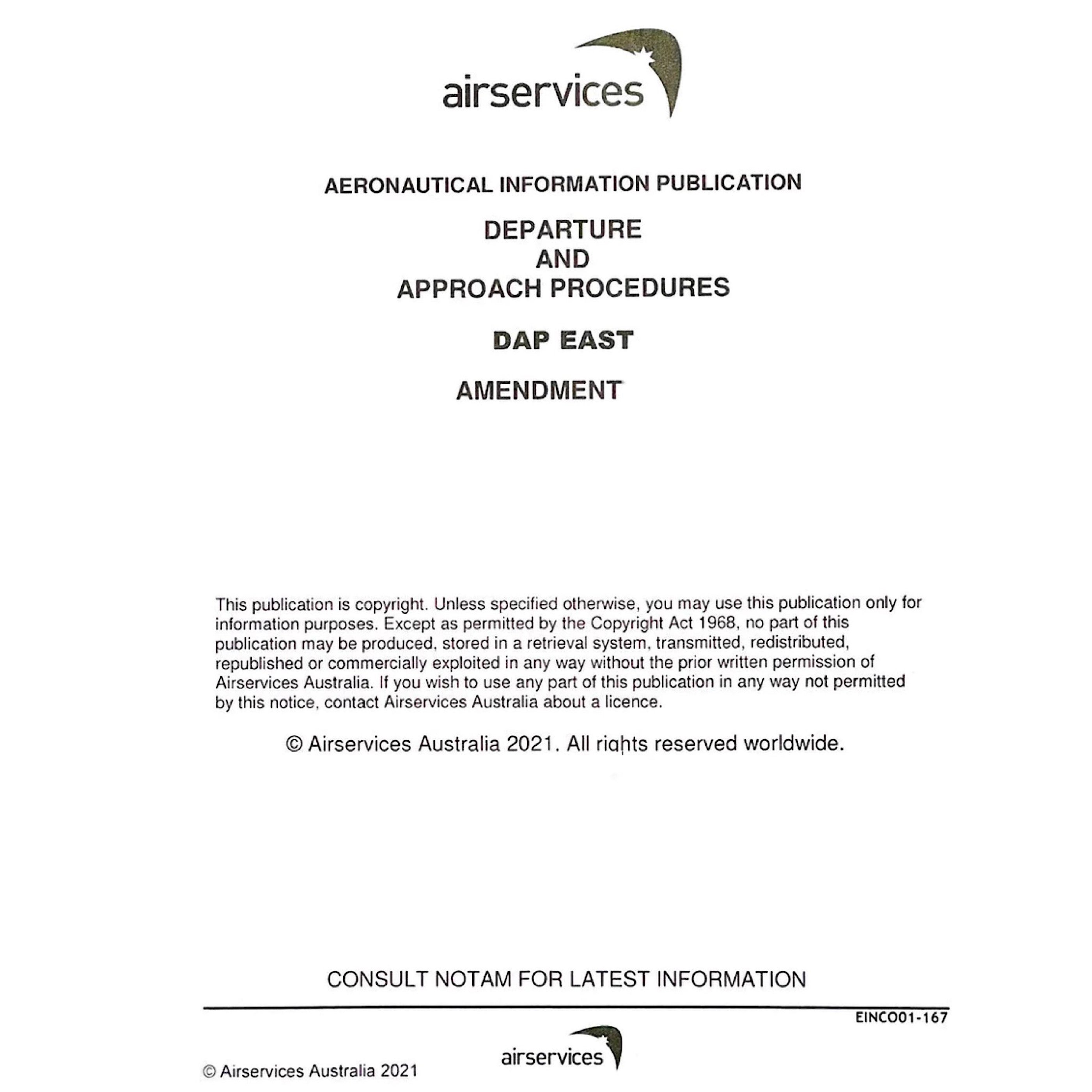 DAP EAST - Departure & Approach Procedures East Complete with Binders