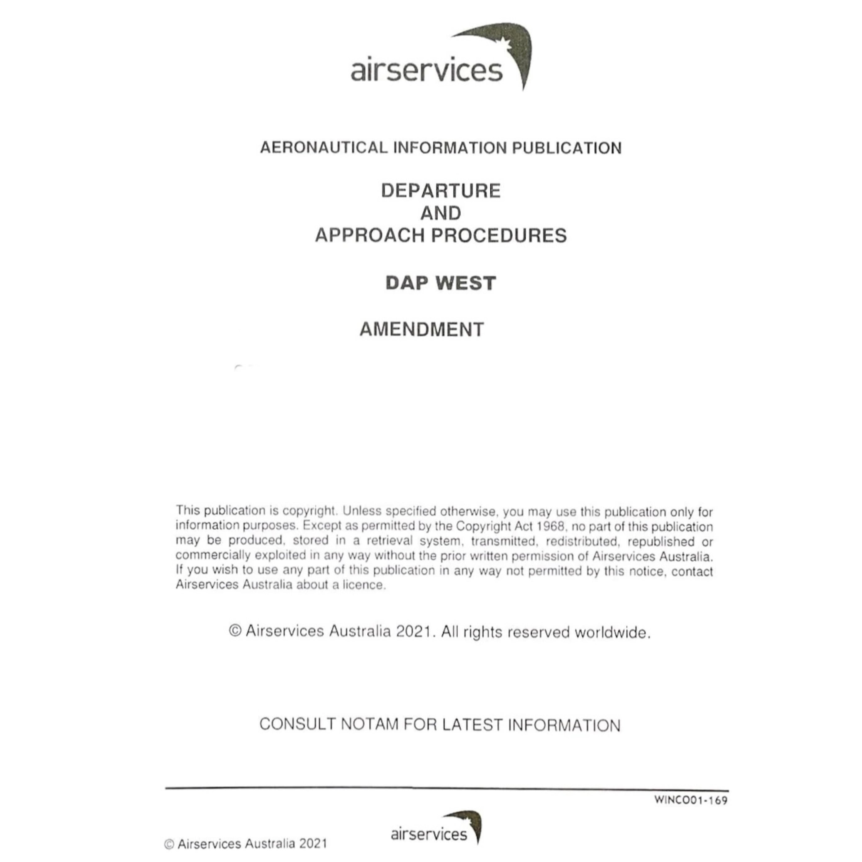 DAP WEST - Departure & Approach Procedures West with Binder