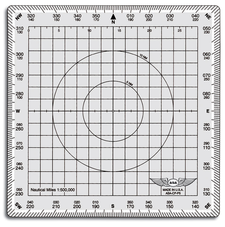 ASA Square Aviation Plotter