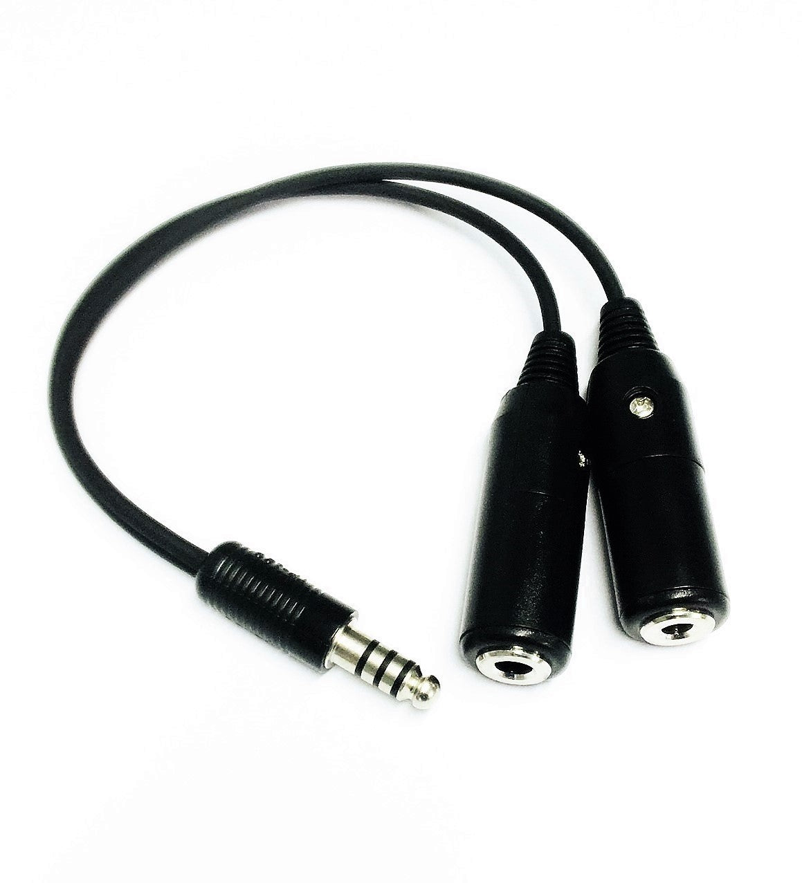 G/A Dual Plugs to Single U174 Helicopter Plug Adapter
