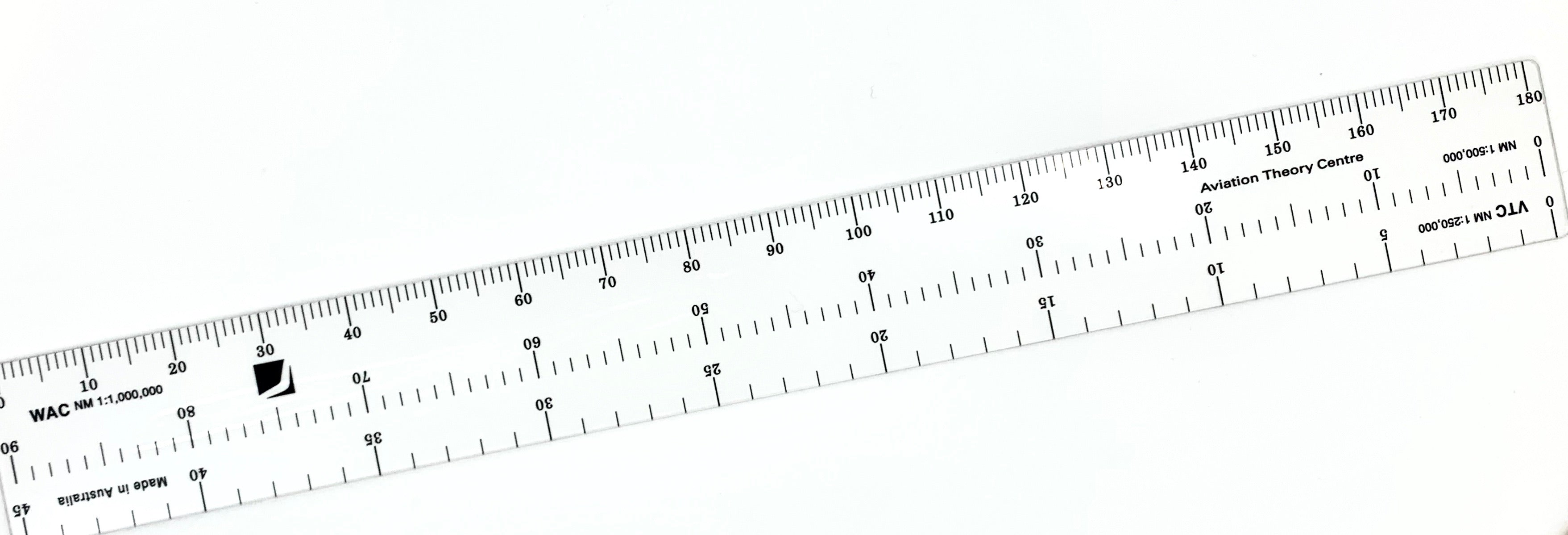 ATC - 180 Nautical Miles Navigation Ruler