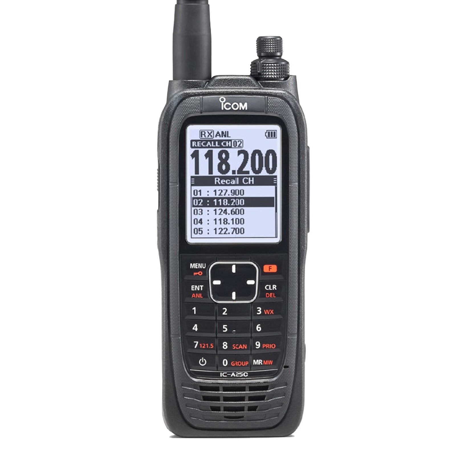 ICOM IC-A25CE Airband VHF Handheld Transceiver