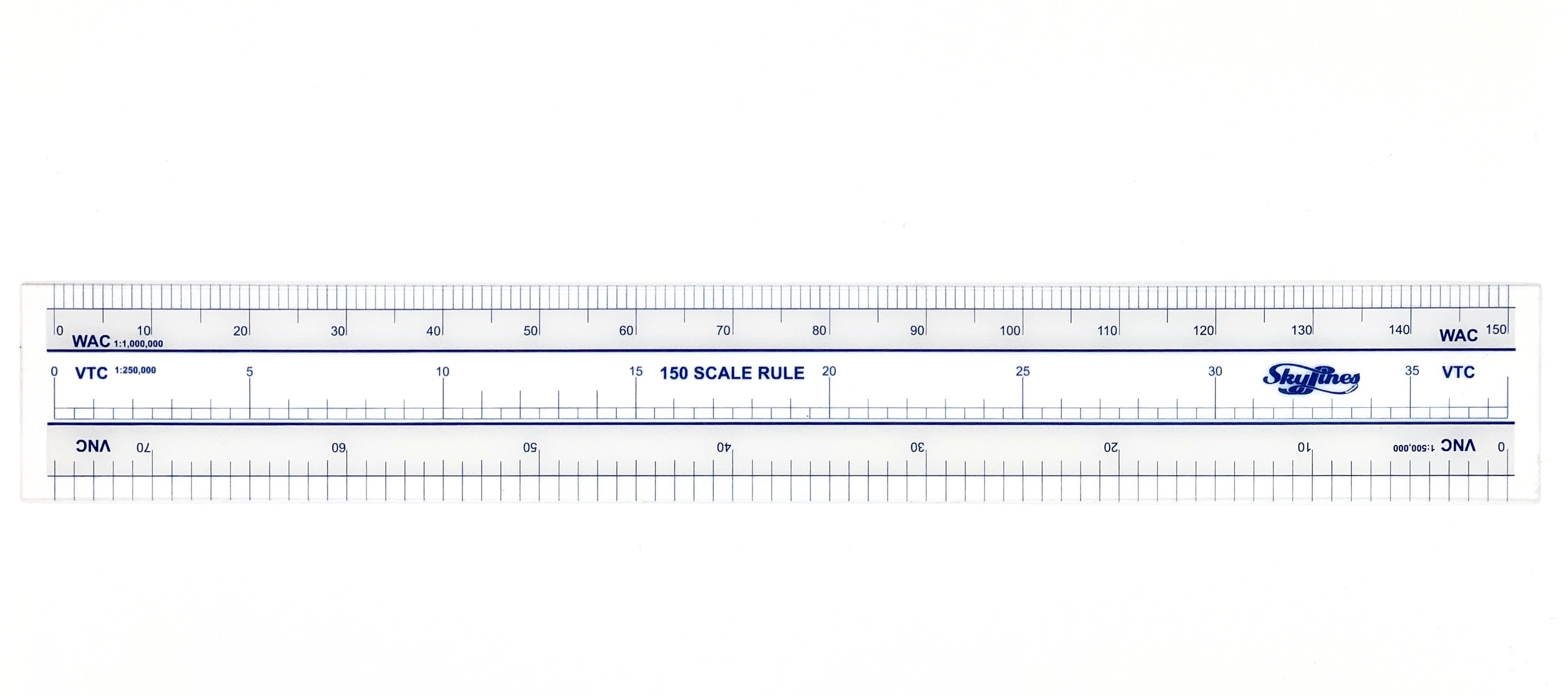 Skylines 150 Nautical Miles Navigation Ruler