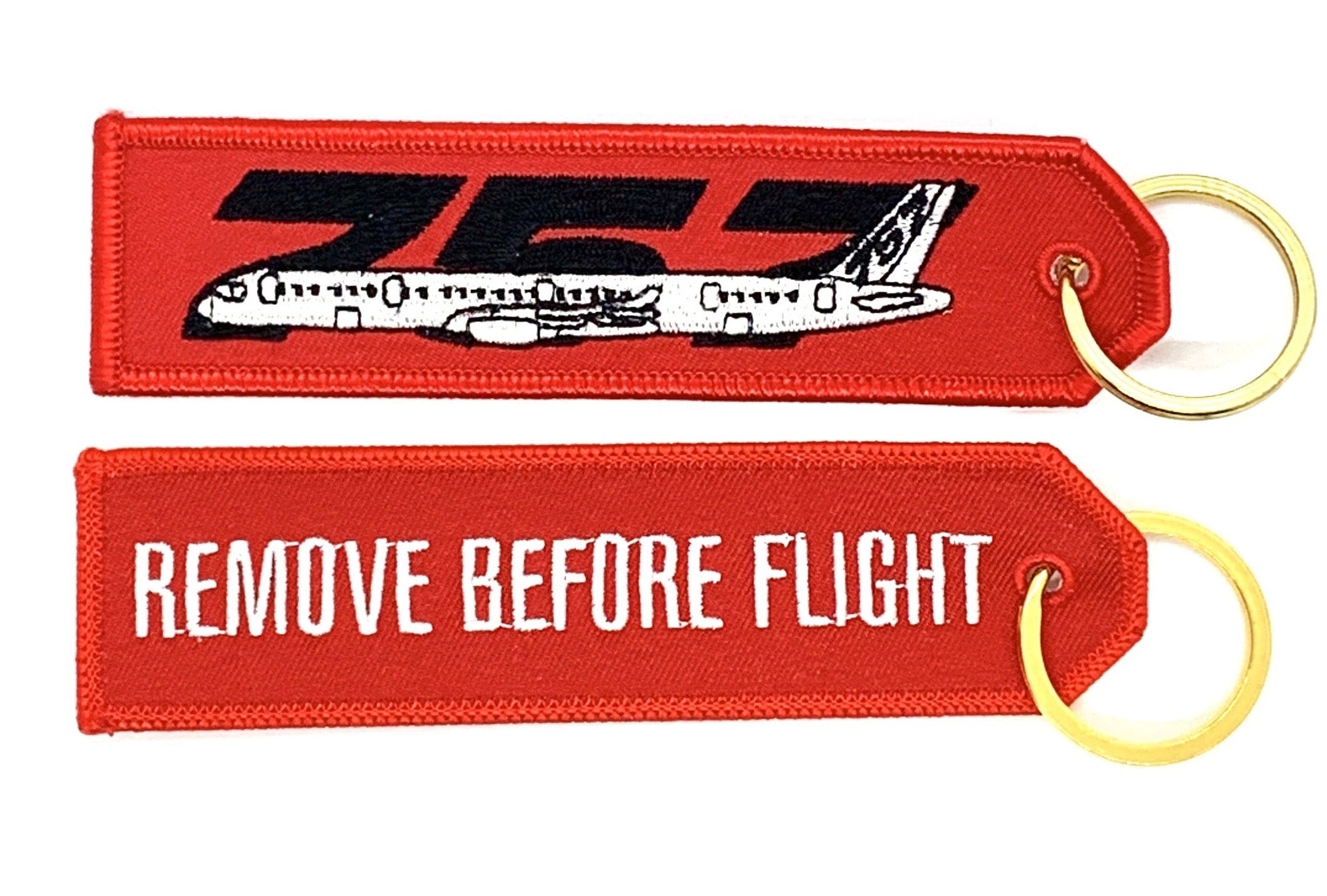 REMOVE BEFORE FLIGHT BOEING 757 Keyring