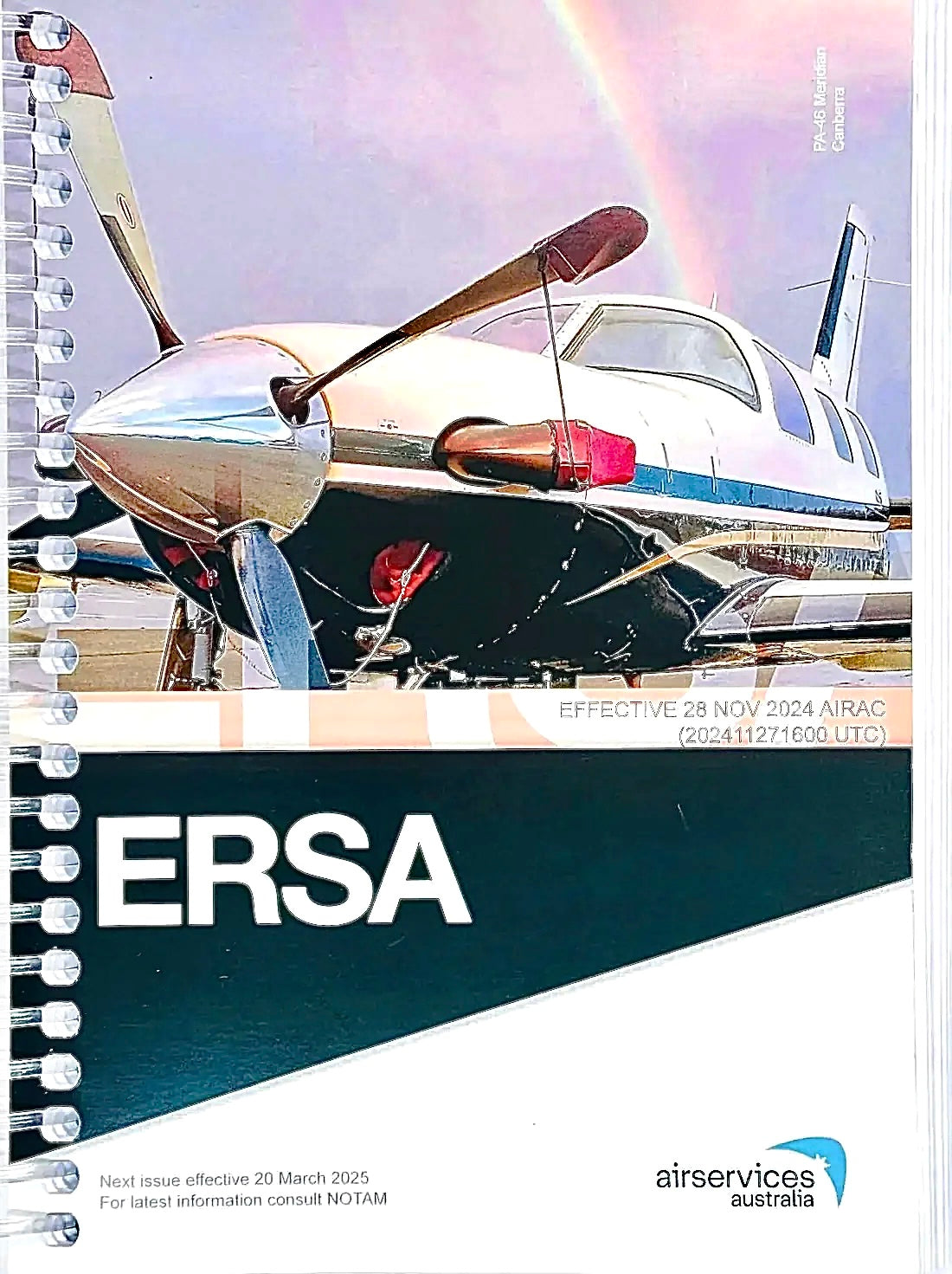 ERSA Sprial Bound - En-Route Supplement Australia Spiral Bound • Effective 28 NOV 2024