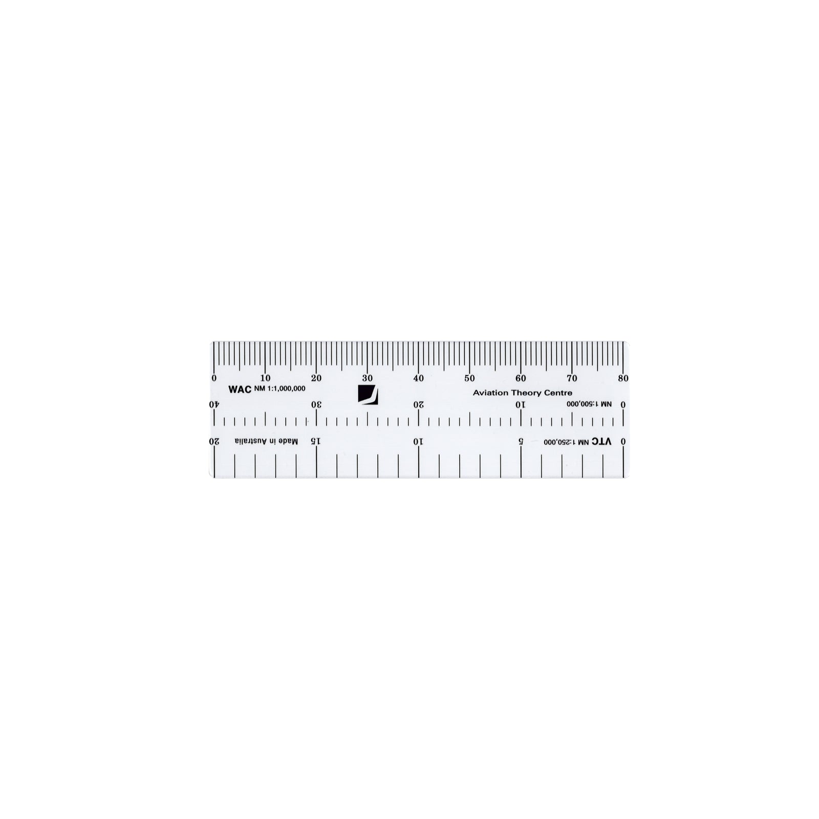 ATC - 80 Nautical Miles Navigation Ruler