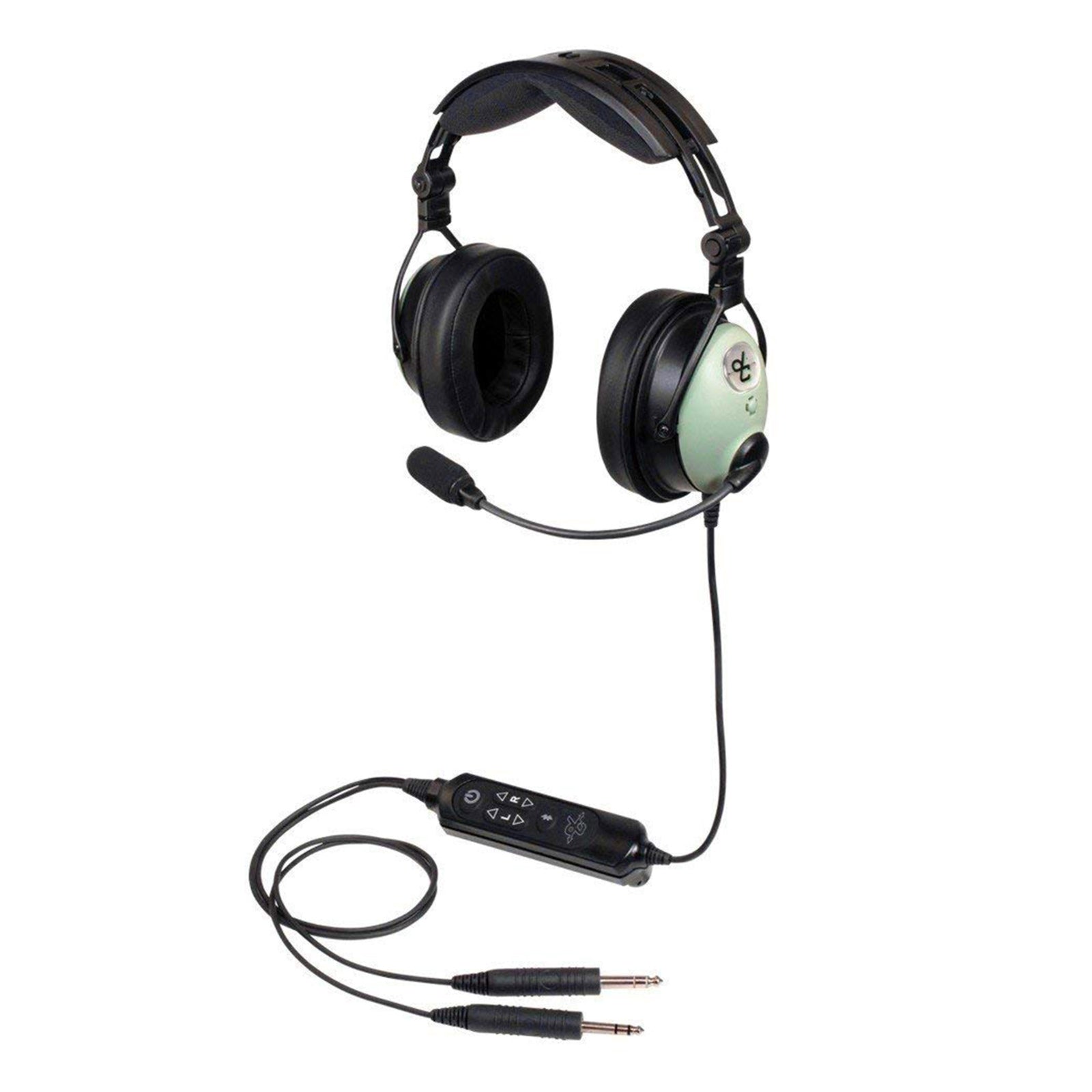 David Clark DC ONE-X ENC Headset with Bluetooth - Straight Cord - Dual Plugs