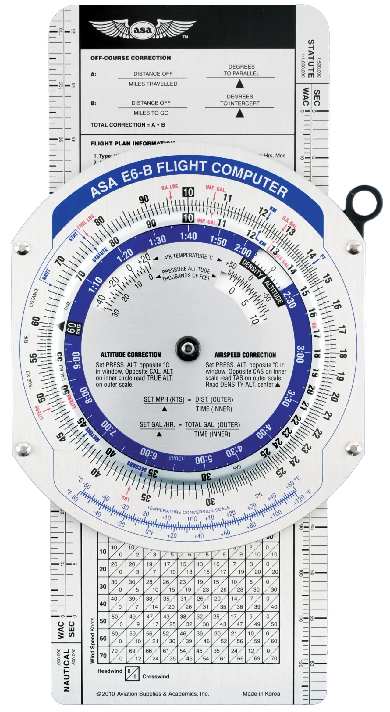 ASA E6-B Colour Flight Computer