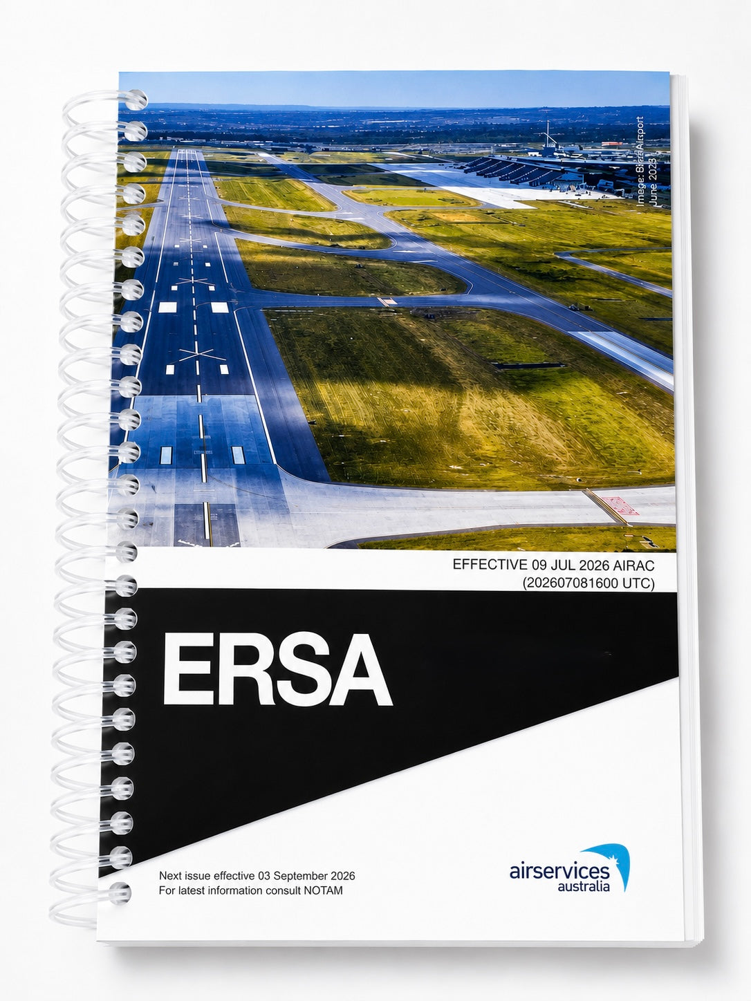 ERSA Sprial Bound - En-Route Supplement Australia Spiral Bound • Effective 09 JULY 2026