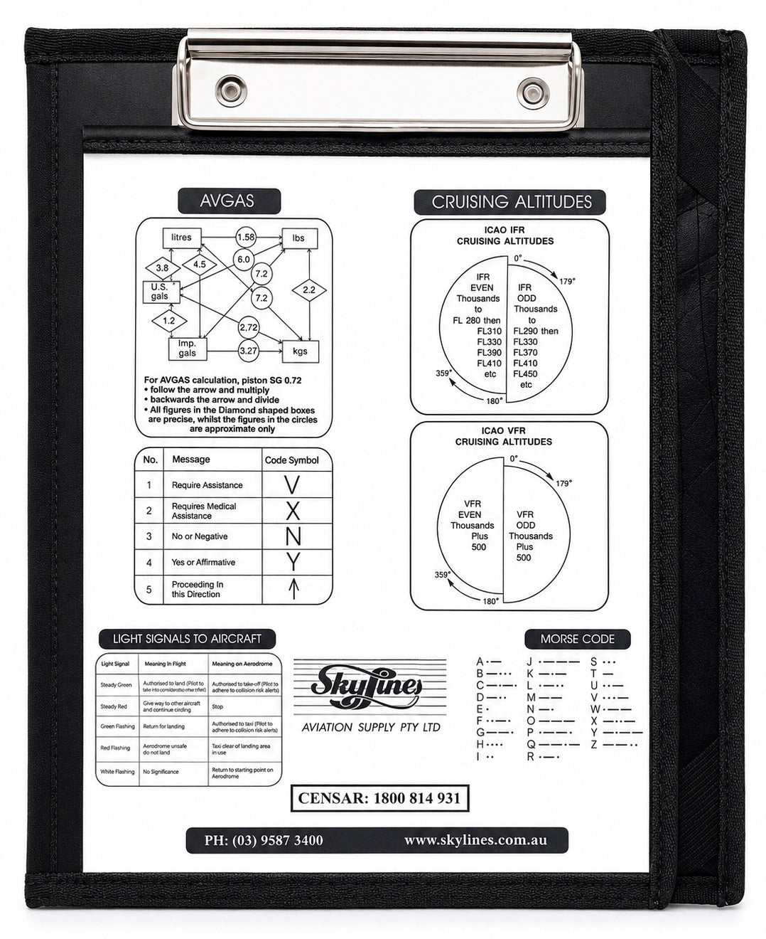 Skylines iPad Kneeboard