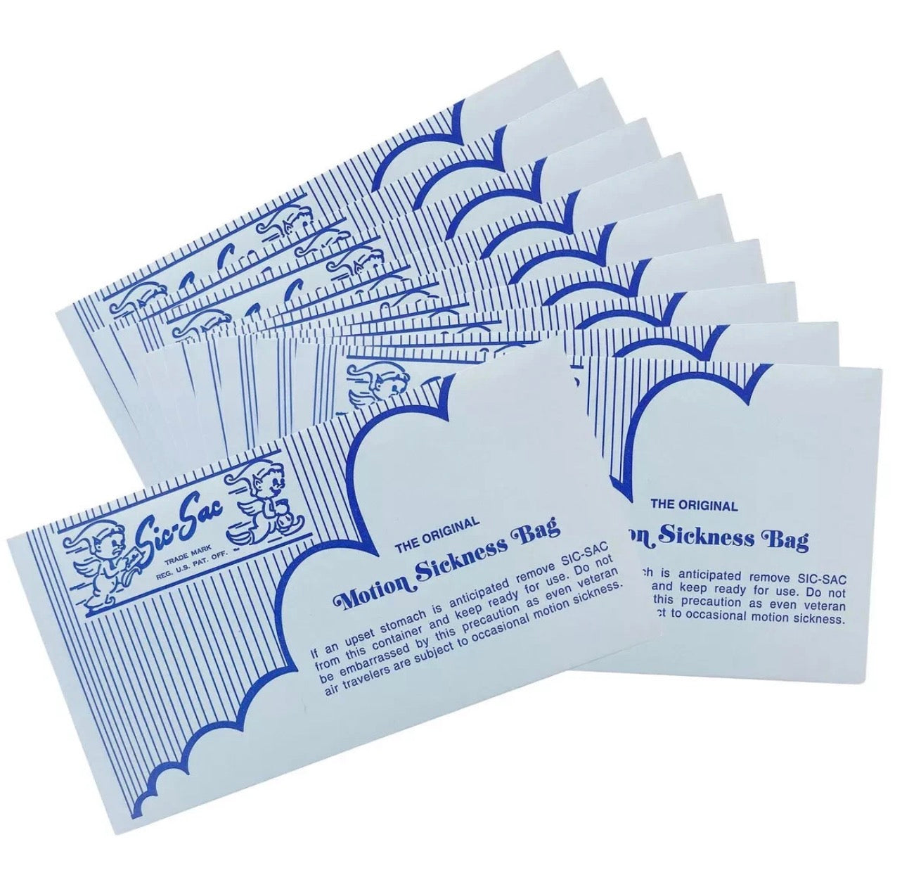 Sic-Sac "The Original Motion Sickness Bag" Single Bag