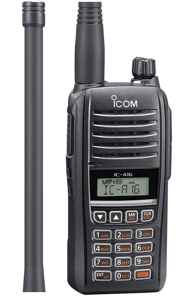 ICOM IC-A16E With Bluetooth VHF Transceiver With Bluetooth