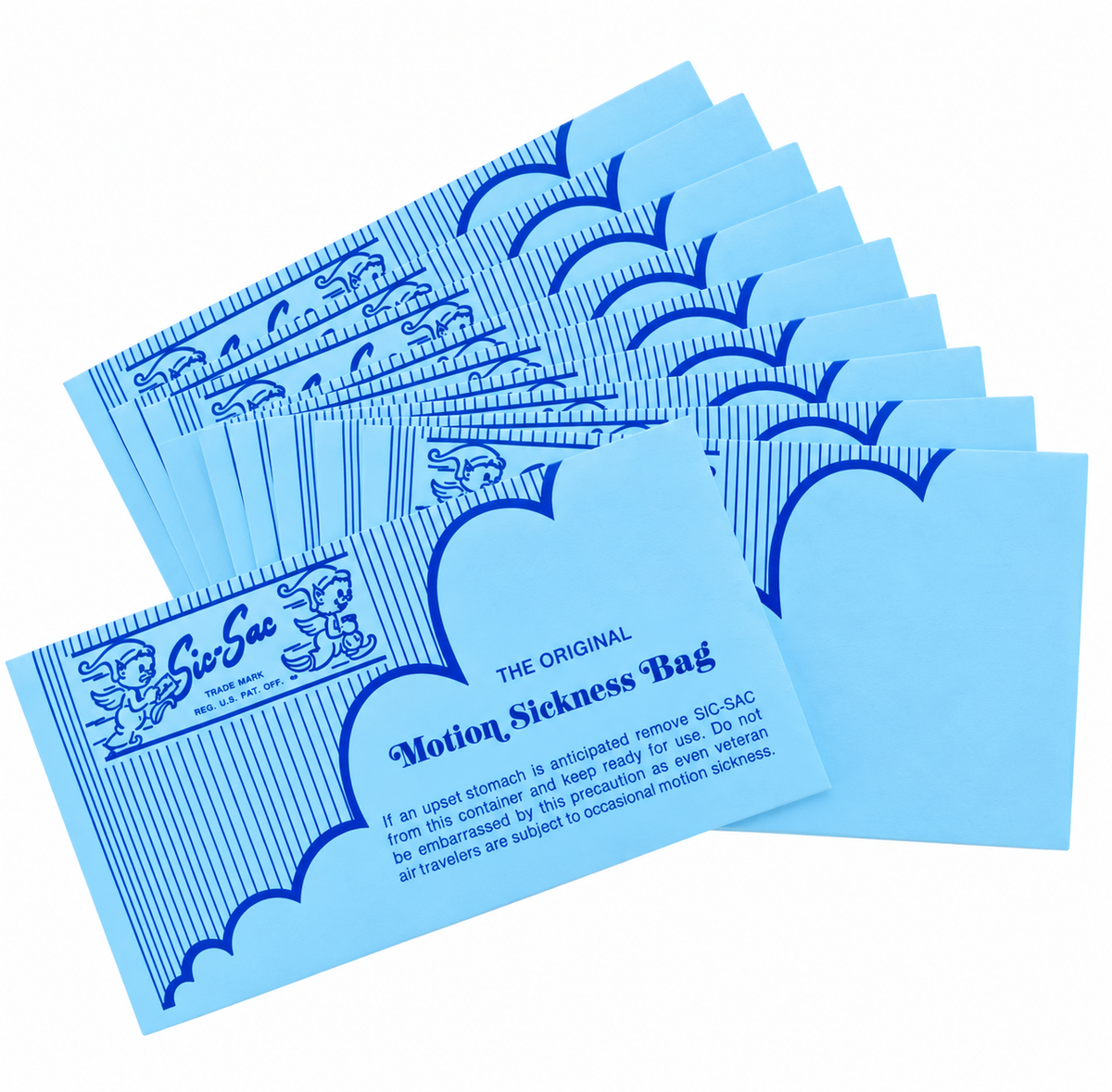 Sic-Sac "The Original Motion Sickness Bag" Single Bag