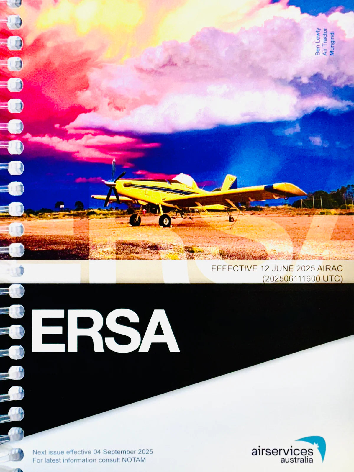 ERSA Sprial Bound - En-Route Supplement Australia Spiral Bound • Effective 12 JUNE 2025