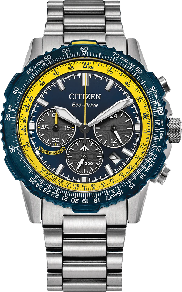 Citizen Promaster Blue Angels Sky Navihawk Eco-Drive Pilot Watch - CA4667-53L
