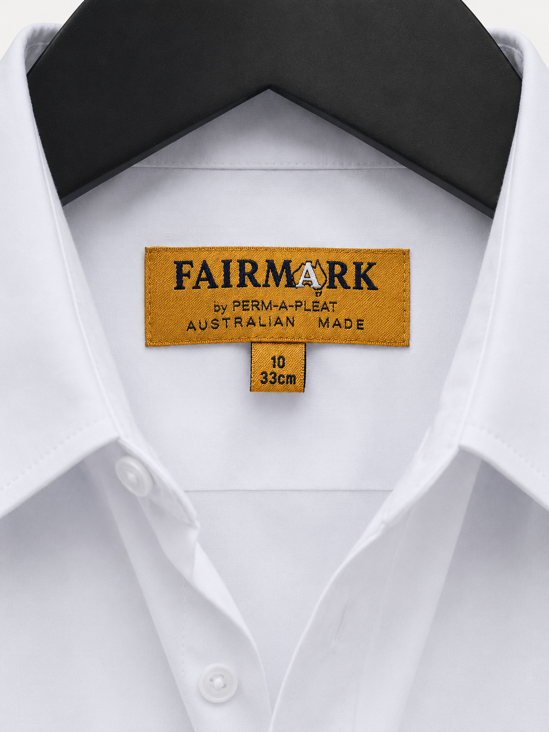 Fairmark Short Sleeve Unisex White Pilot Shirt