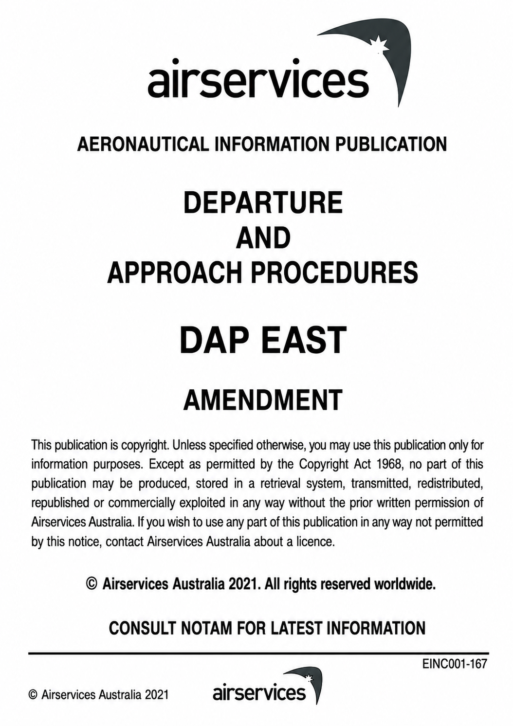 DAP EAST - Departure & Approach Procedures East Complete with Binders