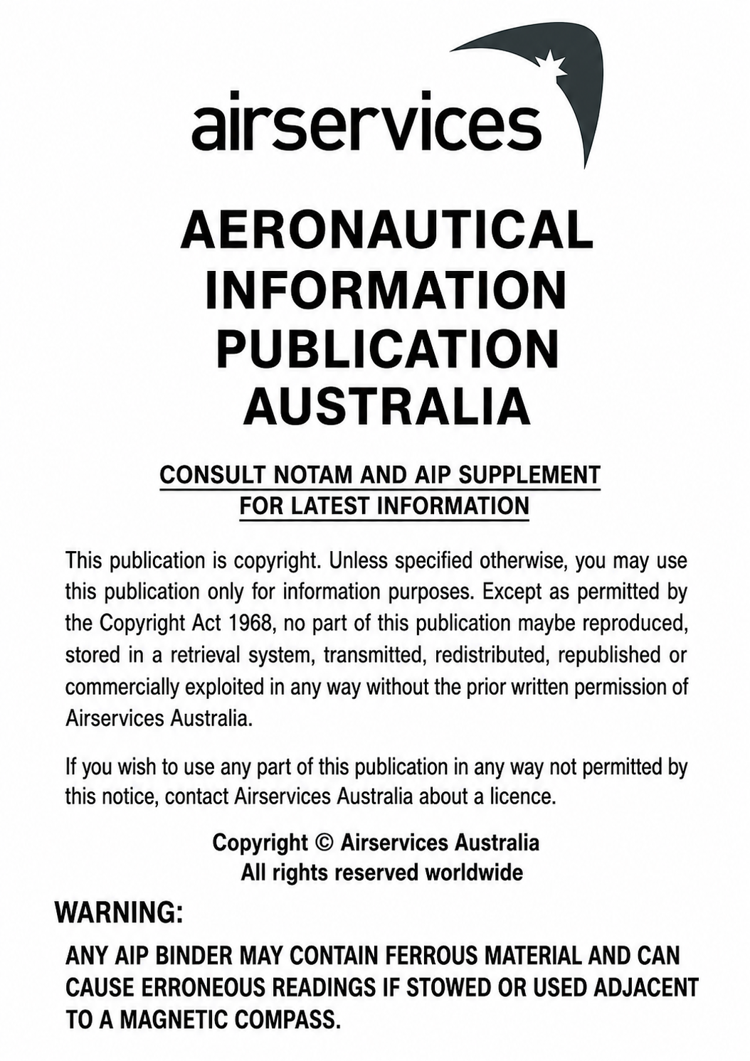 AIP - Aeronautical Information Publication Amendments