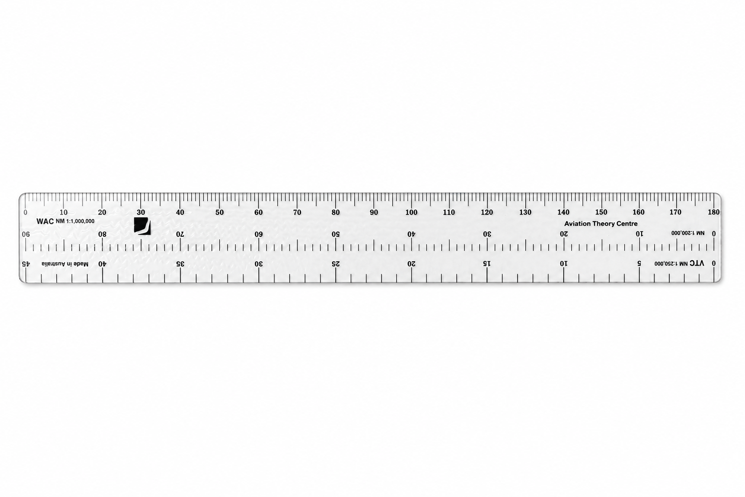 ATC - 180 Nautical Miles Navigation Ruler