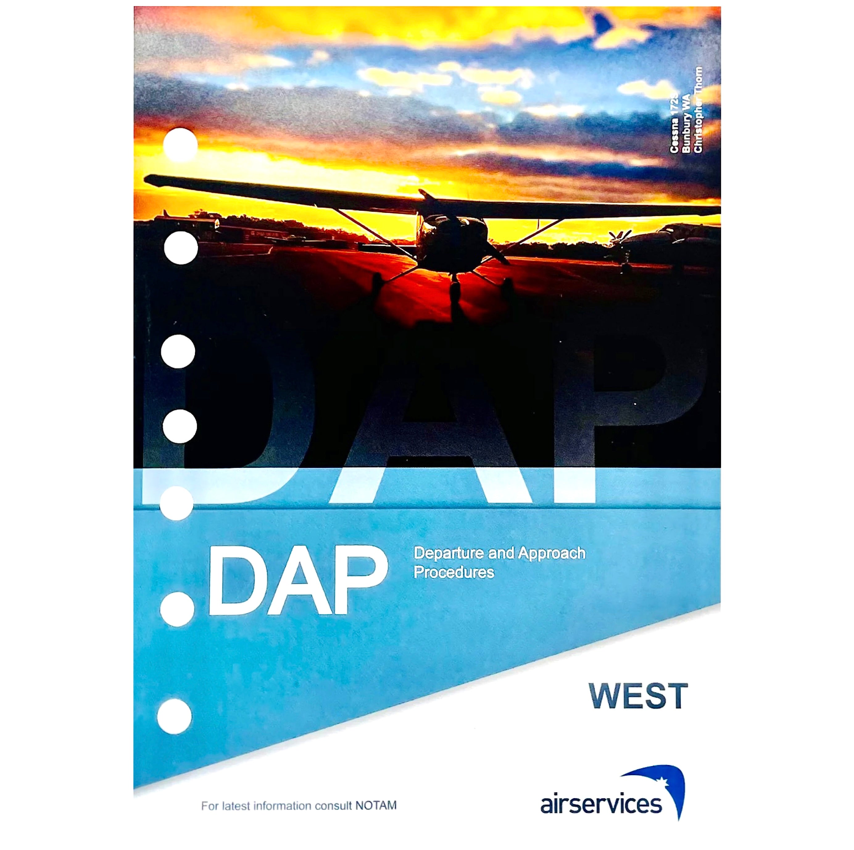 DAP WEST - Departure & Approach Procedures West with Binder