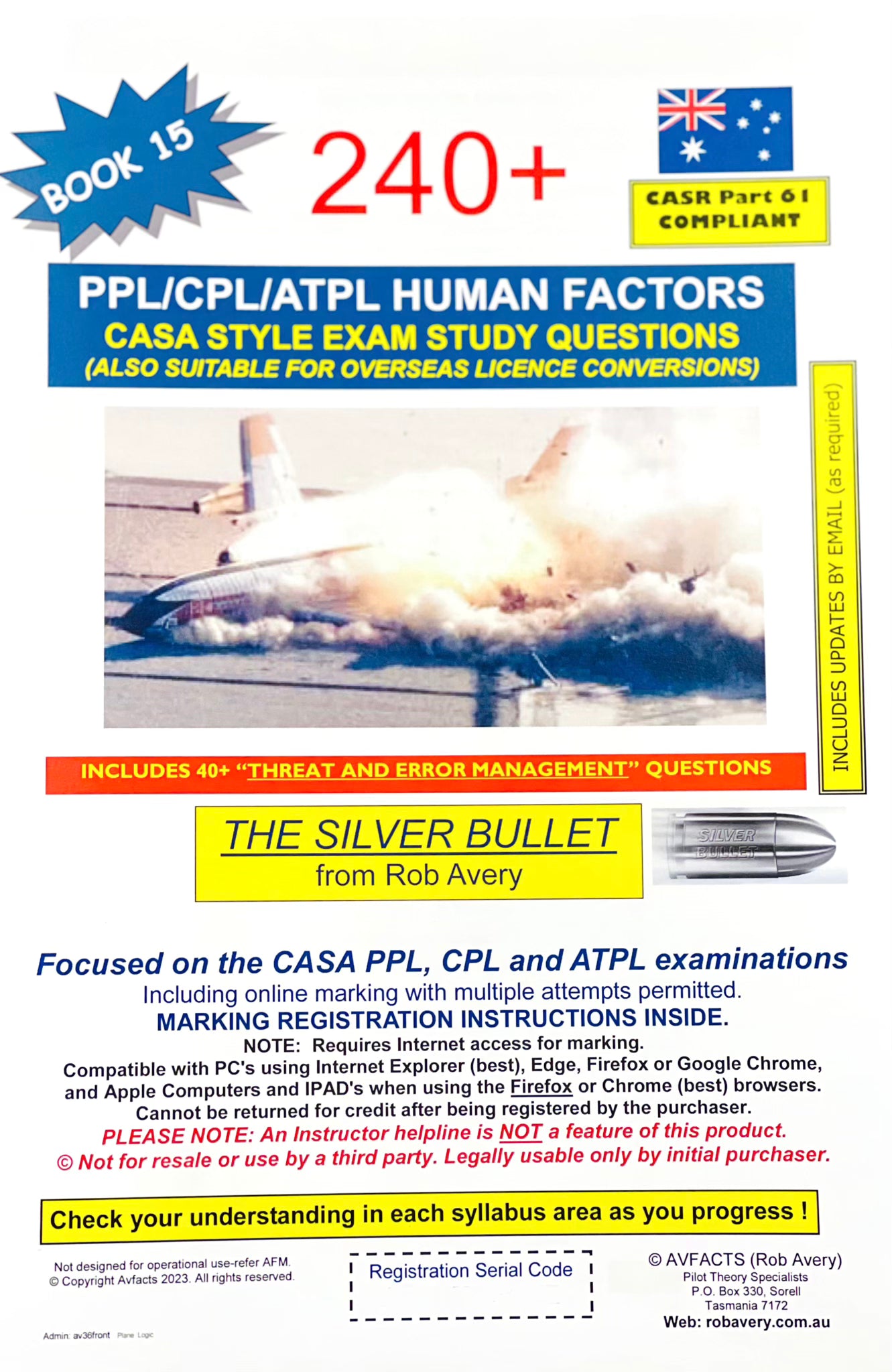 Avfacts by Rob Avery PPL/CPL/ATPL Human Factors 240+ Questions AV36