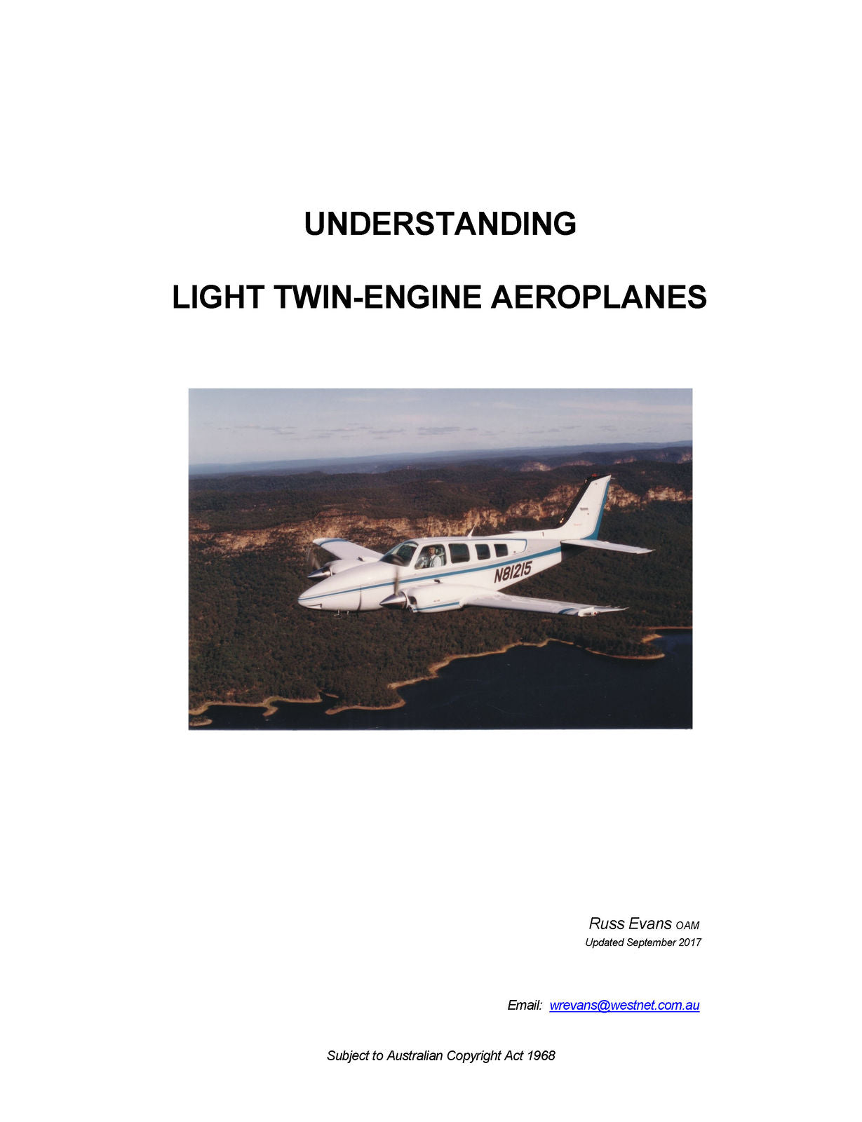 Understanding Light Twin-Engine Aeroplanes