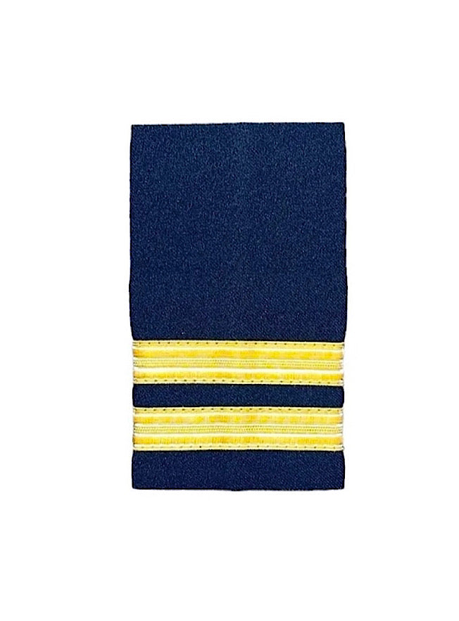 Epaulettes Navy With Gold Bars